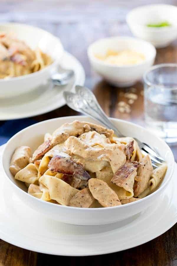 No-Cream Carbonara: Guilt-Free Chicken Pasta Perfection