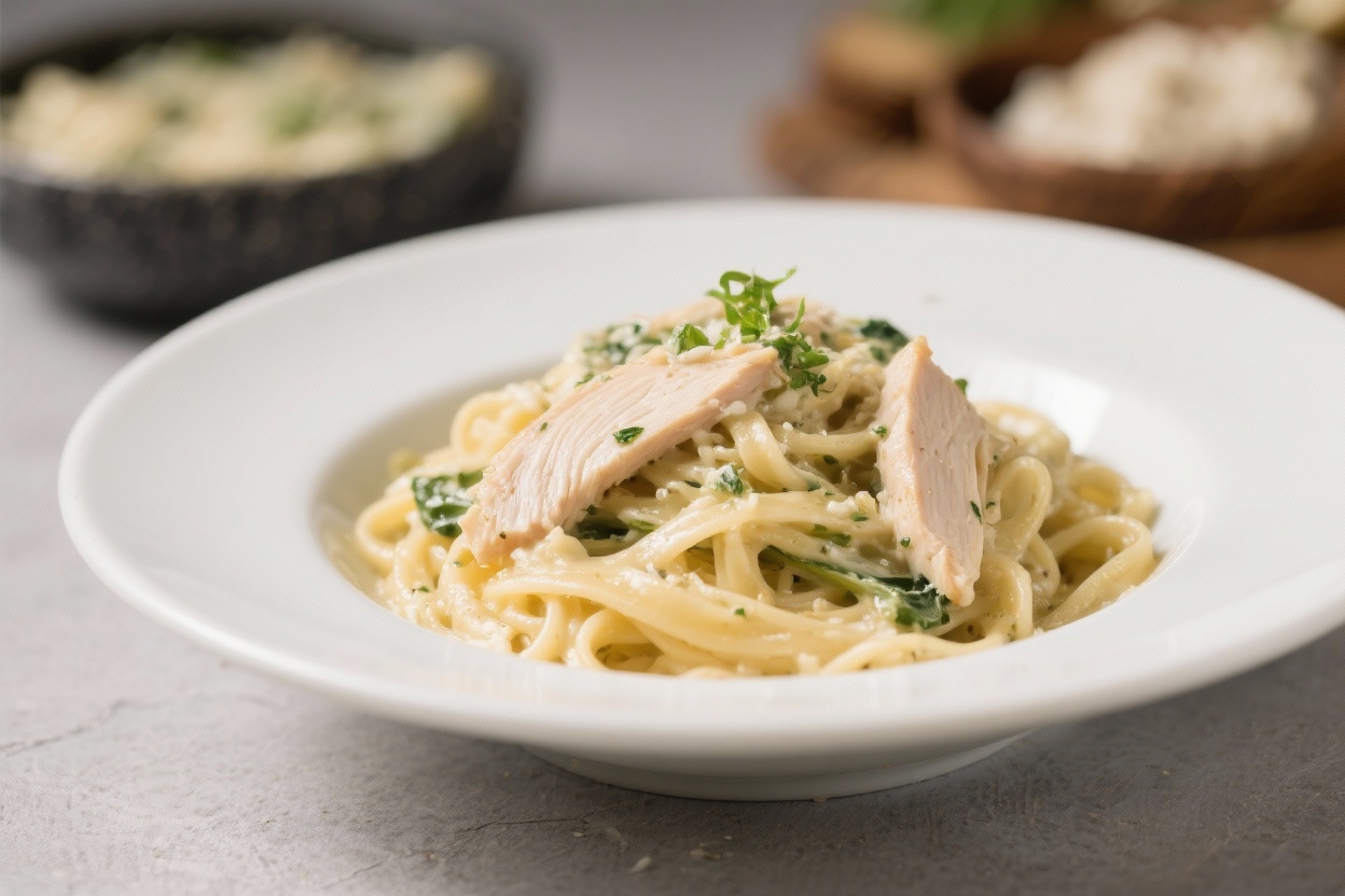 Smart Swaps for Restaurant-Quality Light Chicken Carbonara